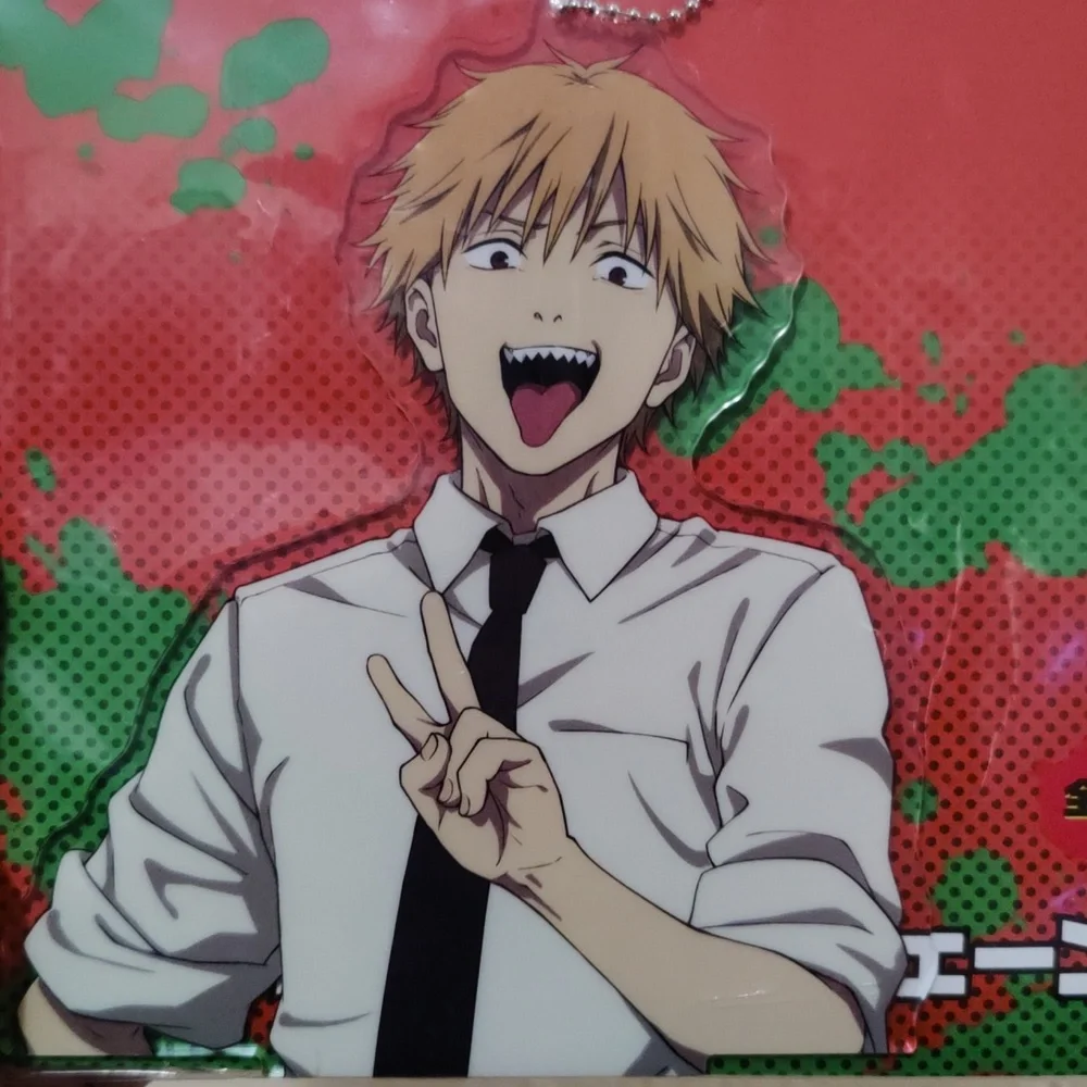 Chainsaw Man Denji Acrylic Keychain With Stand - Picture 2 of 3